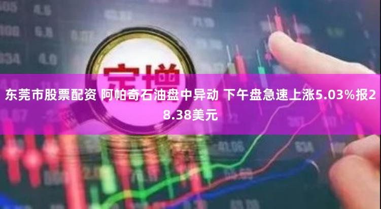 东莞市股票配资 阿帕奇石油盘中异动 下午盘急速上涨5.03%报28.38美元